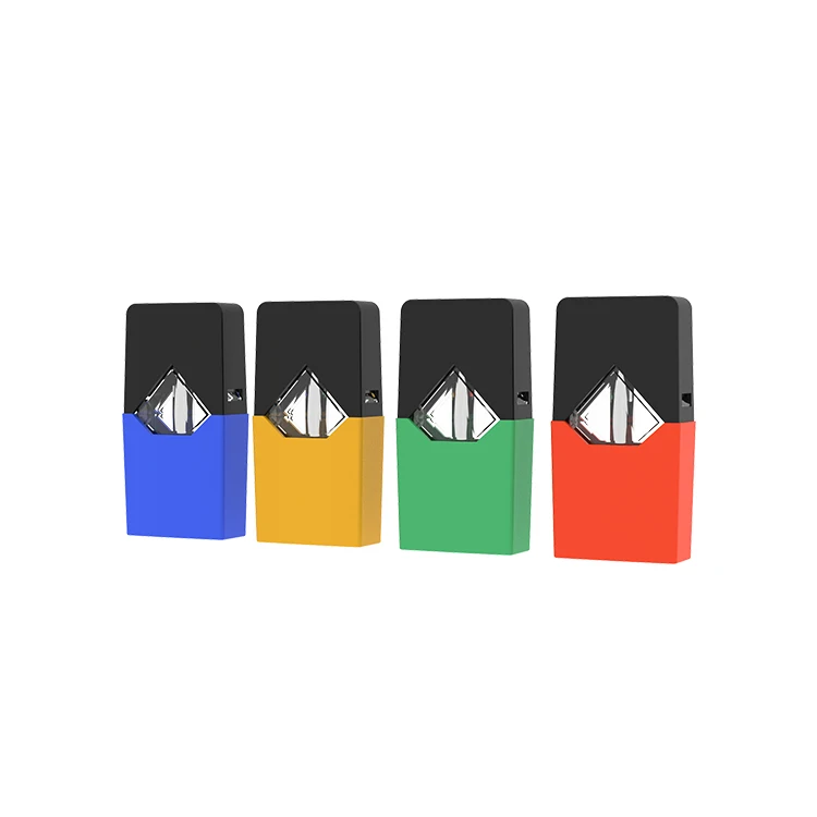 Oem pod vape cartridge with custom packaging colorful cap  cbd vape pod