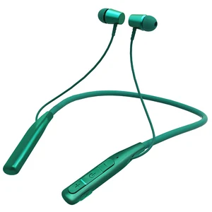 The latest foldable stereo wireless bluetooth headphone neckband with MIC for sports