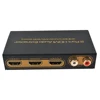 2 Port HDMI switch Audio Extractor 2x1 4K 60HZ HDCP2.2 UHD/ ARC/ EDID setting