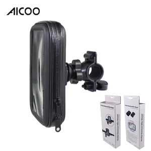 AICOO 360 Rotating Mobile Phone Holder for Bike Waterproof Mobile Phone Bag Universal Bike Phone Holder