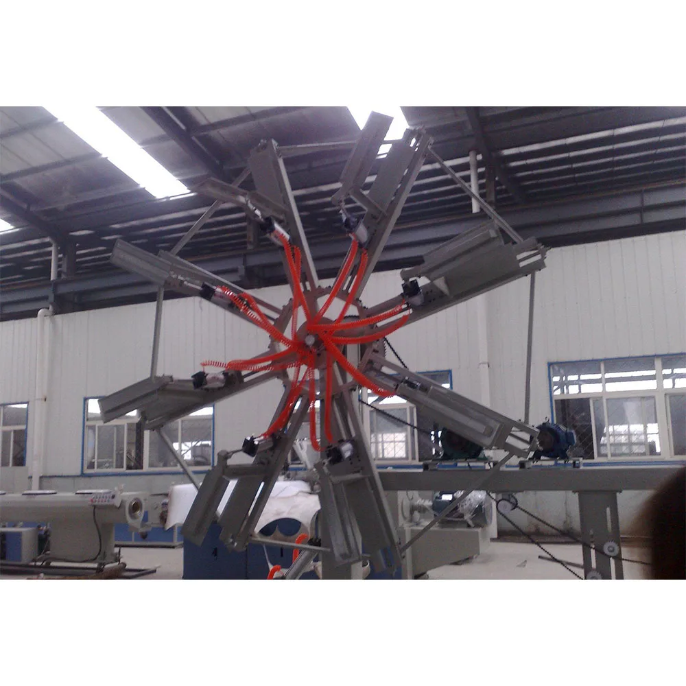 
Single station pe corrugated pipe winder 