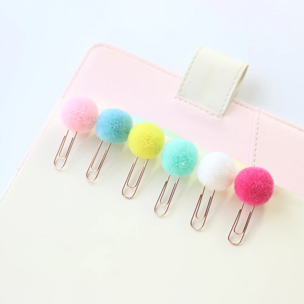 

free shipping candy creative metal office school paper clips stationery supplies,cute kawaii student index bookmark clamp
