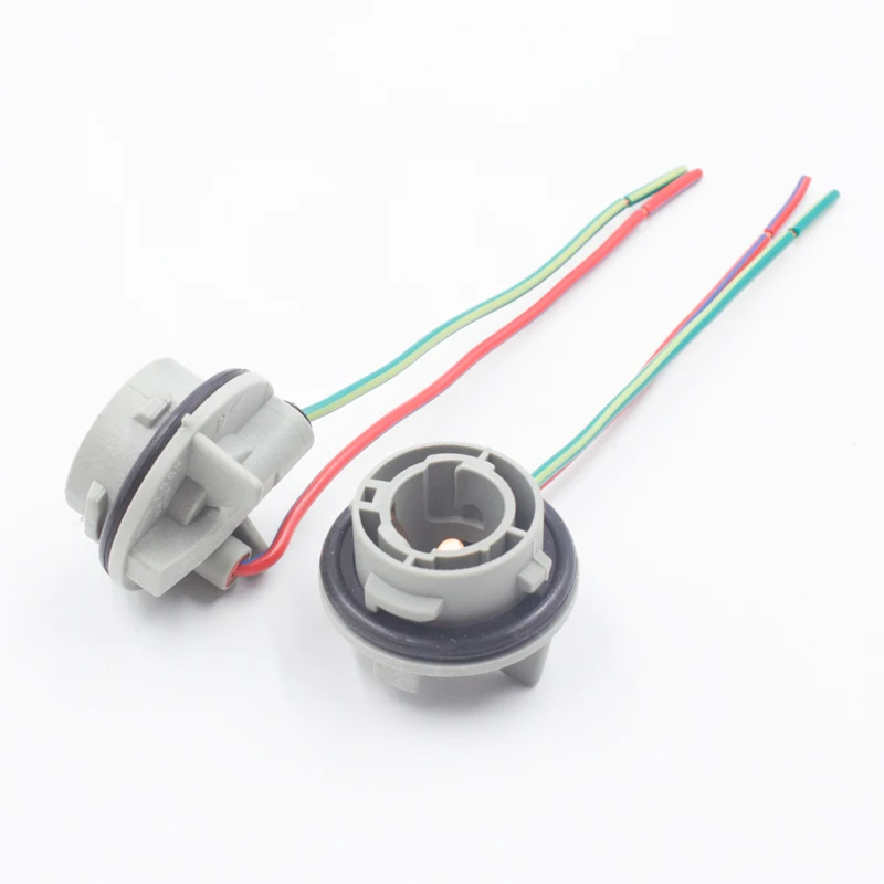 1156 Ba15s 1157 Bay15d Led Bulb Base Socket Cable Wiring Harness