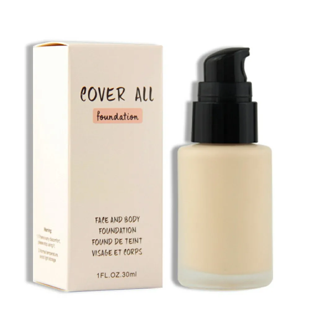 

Private label makeup base cosmetic liquid foundation