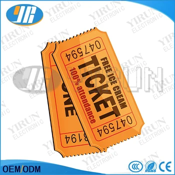 180g redemption ticket for arcade game machine printing roll arcade custom roll tickets