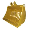 gigi jenis shank guard sieve bucket excavator skeleton