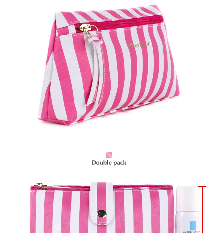Pu Leather Cosmetic Bags Wholesale Cosmetic Bag Set Organizer Pink