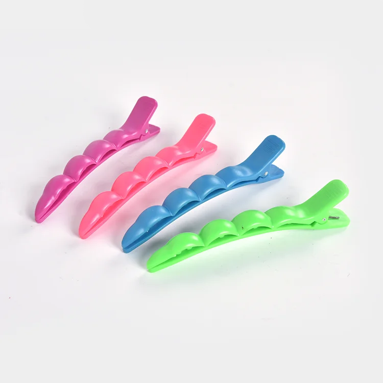 Top Sale 12pk 3 Inch Large Butterfly Clamps Plastic Barber Claw Hair ...