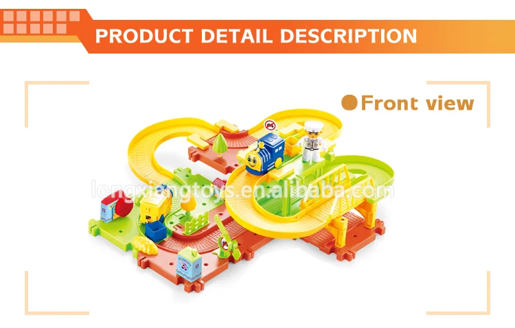 Toysmax Professional Toys Manufacturer Customized Colorful Musical Cartoon Plastic Electric Toy Train Sets