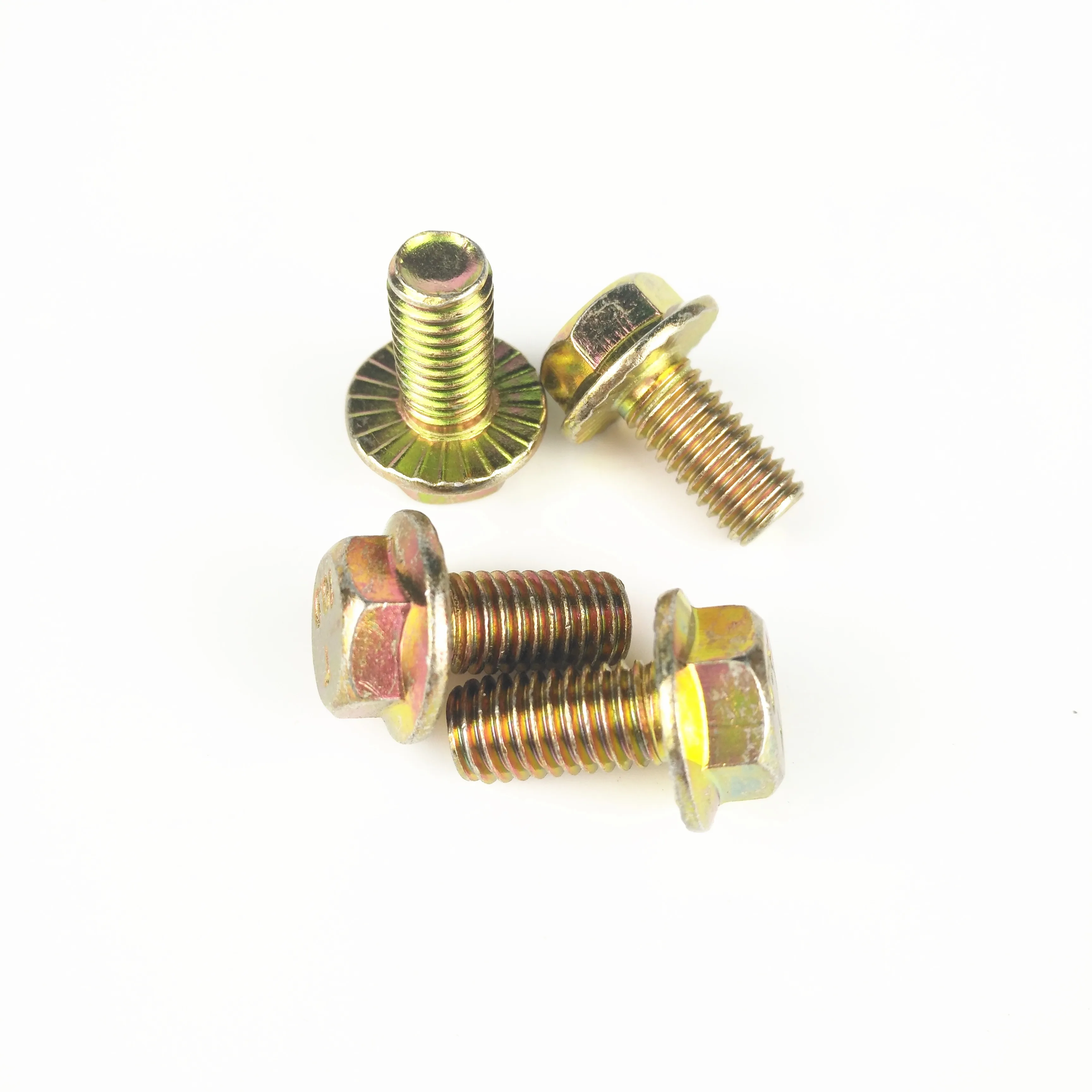 
Hexagonal Flange DIN6921 class 10.9 hex flange bolts 