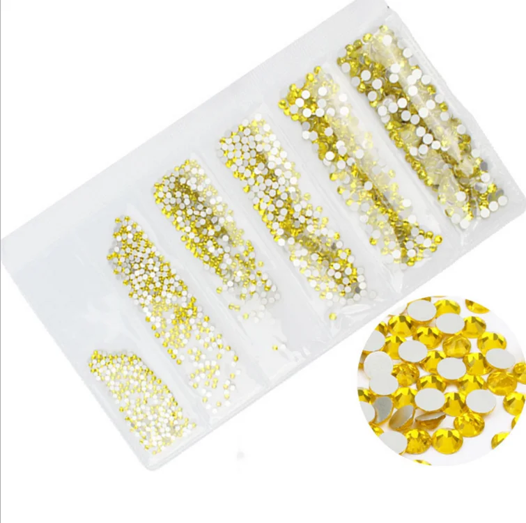 

Custom DIY glass rhinestone Jewelry nail art accessories