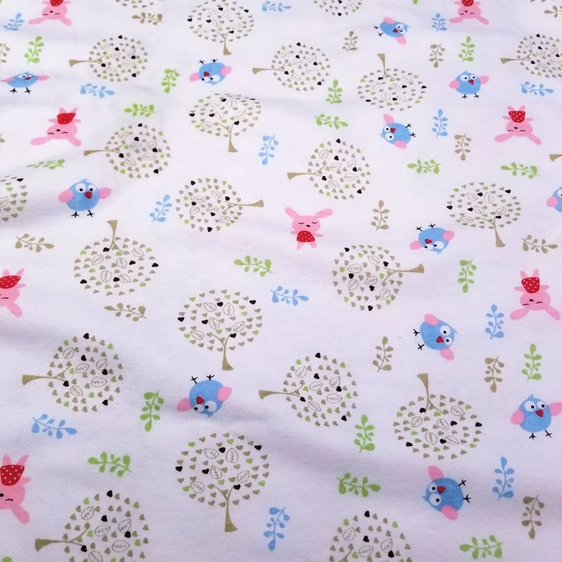 
0-3 kids animals printed sheets&clothing fabric Hight combed printed fabric 100% cotton 