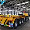 Professional Hydraulic Telescopic Cylinder For Tipper Truck 3 Or 4 Axles Tandem Tipper Trailer