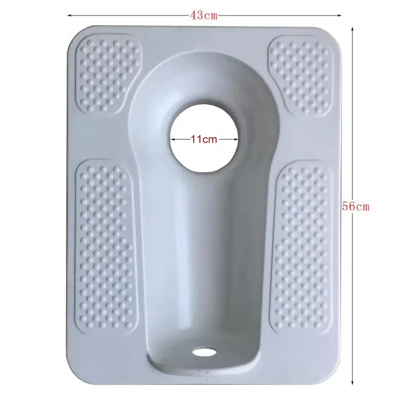 Composite Toilet Squat Pan For Latrine Pit Pit Privy Squatting Pan