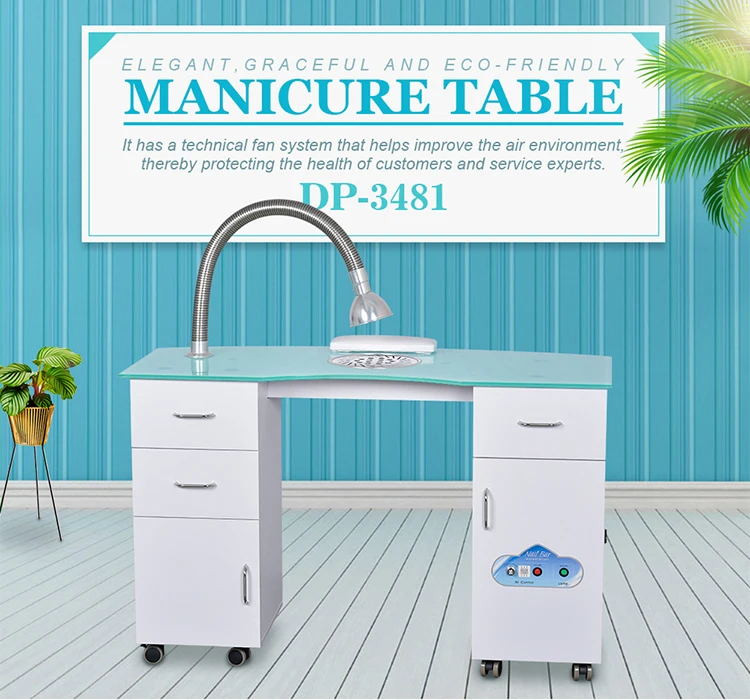Nail Table With Vacuum