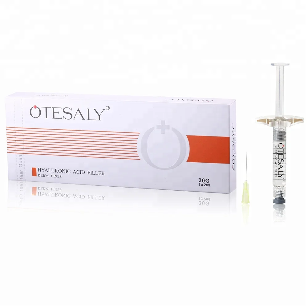 

Otesaly Wrinkle Remover Needles Free Hyaluronic Acid Gel Injection 2ml Dermal Lip Filler