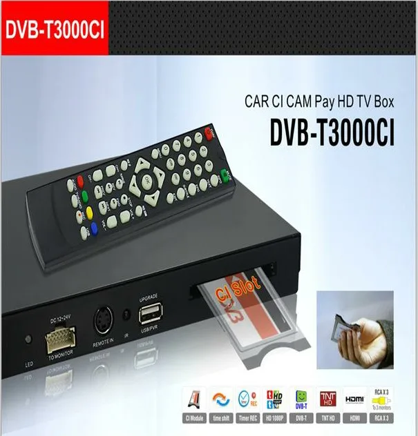 Newest Car Car Digital Tv Tuner Mpeg4 Usb H.264,2 Tuner,250km/h