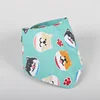 Customized Custom Print Logo Cute Triangle L Size Pet Dog Bandana
