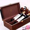 Luxury Customised Folding PU Leather Read Wine Packaging Box