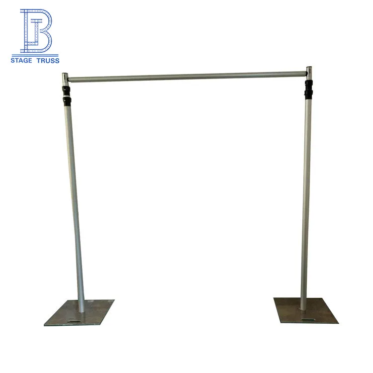 Adjustable Aluminum Pipe Drape Backdrop Stand Wedding Pipe And