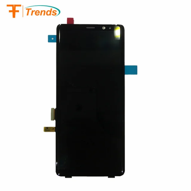 

Wholesale original Lcd Display Touch Screen Digitizer Replacement for Samsung Galaxy Note 8 lcd with Frame, Black