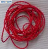 2 Core Vintage Twisted Fabric Lighting Cable in Bright Red Color