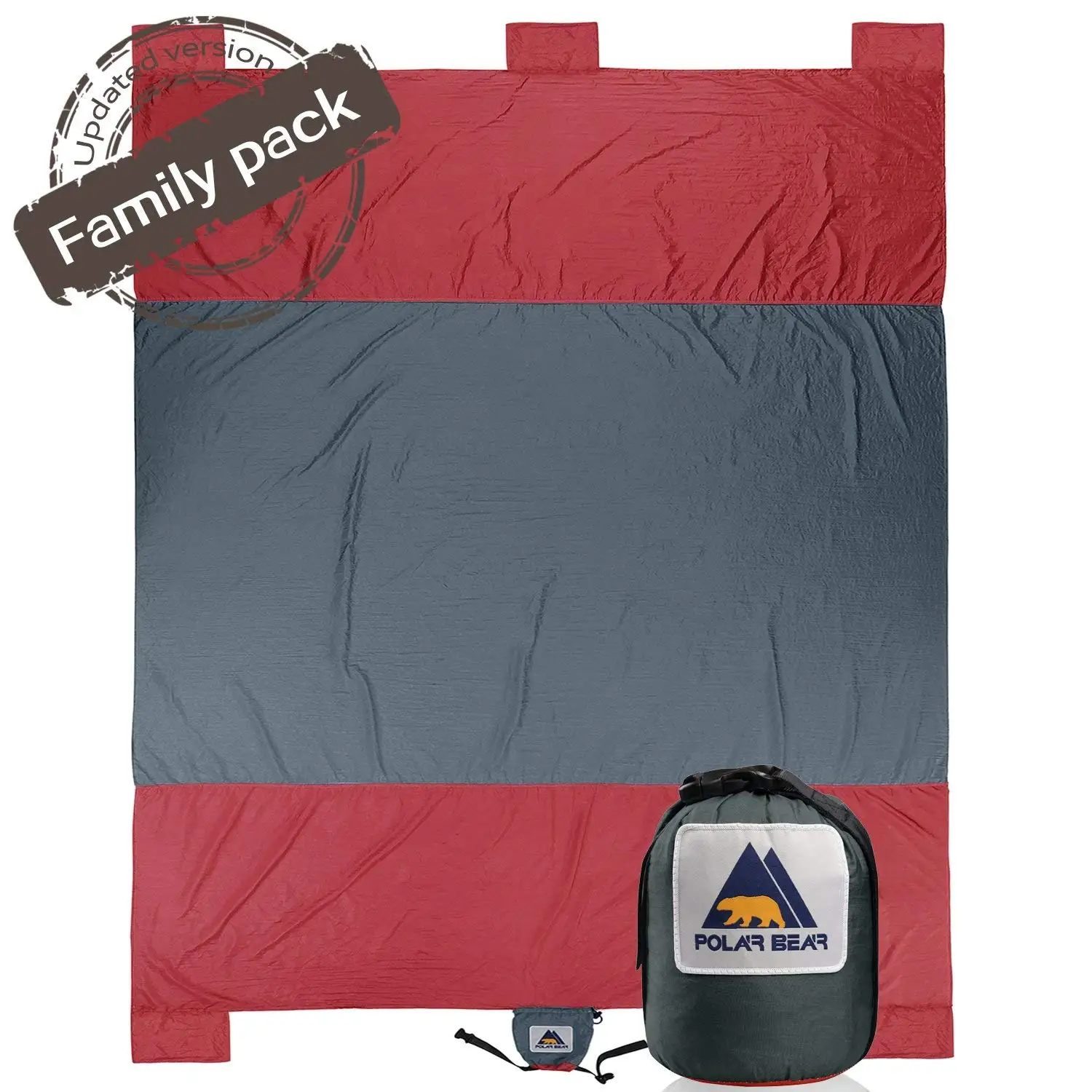 Honey Sand Resistant Beach Packable Travel Blanket Easy Compact Outdoor Beach Picnic Blanket Water Resistant Sand Free Oversized 7 X 9 5
