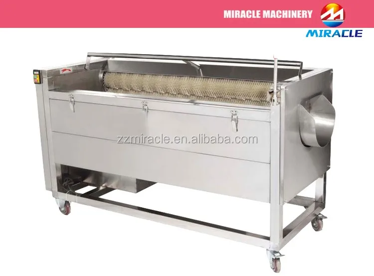 Automatic Fruit And Vegetable Brush Washing Machine For Sale - Buy ...