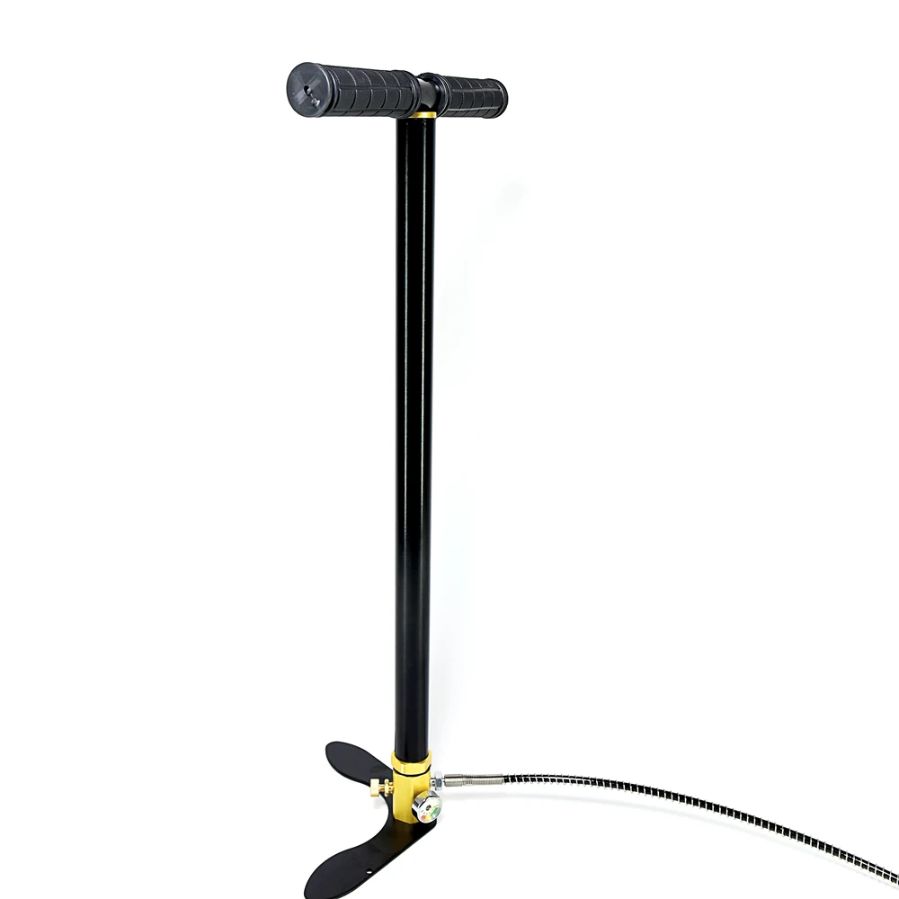 

Hand Pump 3 Stage Air Rifle 4500 Psi Pistol Charging Black
