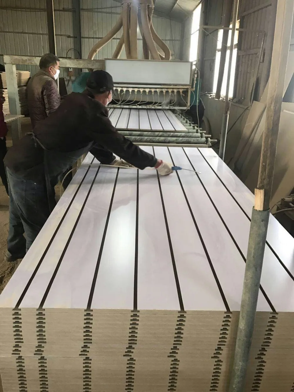 Slotted Mdf Board / Slat Wall Panel/ Slot Board Buy White Melamine