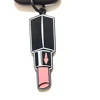 Factory directly small custom design metal bar code key tags jewelry tags (KC-004)
