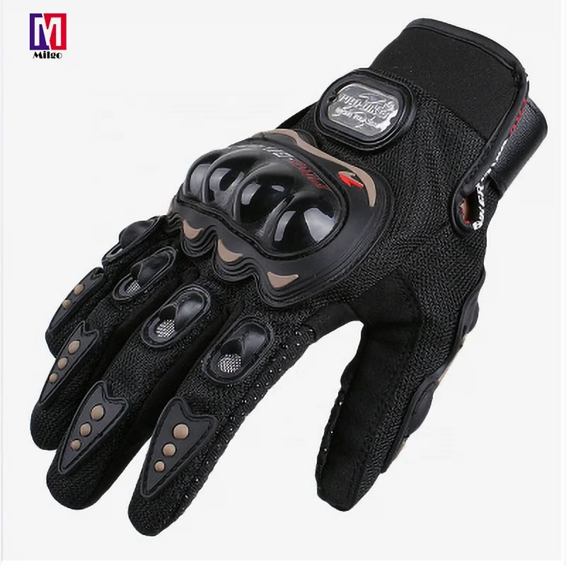 

2020 Anti slip designed full finger motorcycle hand glove bike race motorcycle cycling touch screen sports gloves, Blue,black,red