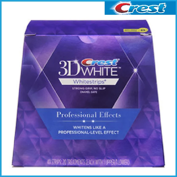 
Crest 3d white teeth Whitestrips Professional effect 1 box 20 Pouches Original Oral Hygiene Teeth Whitening strips crest 