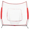 Portable Golf Net With Durable Bow Frame Softball Baseball Pitching Net Backstop Baffle Baseball Training Net