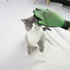 Custom Logo Left and Right Pet Dog Deshedding Grooming Brush Bath Glove