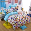 Fashion Modern Flower Design Luxury 6Pcs Adult Comforter Set Super King Size 100% Cotton Bedding 4Pcs
