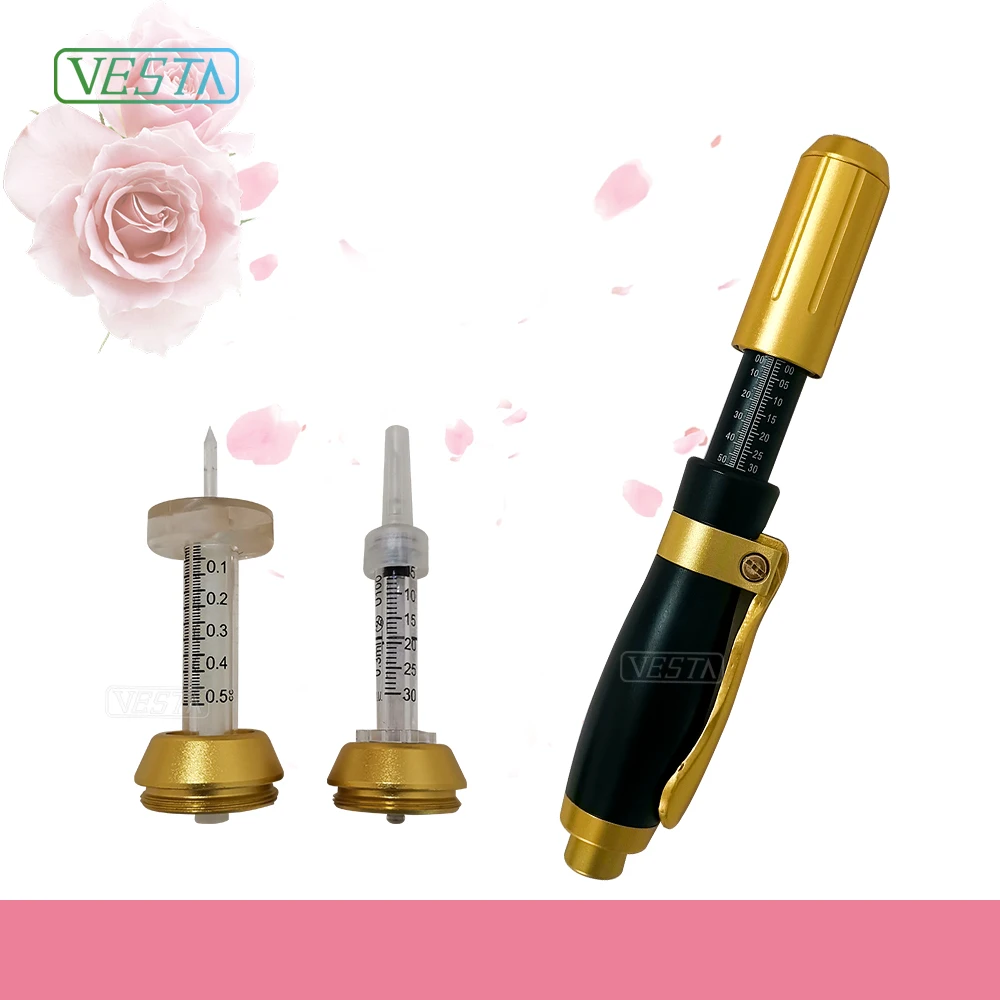 

2021 Factory Price Vesta Frozen Age Needle Free injection Mesotherapy Hyaluronic Acid Pen For Lip Lifting