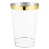 custom printed clear dessert plastic cups with lids custom coffee biodegradable disposable plastic cup