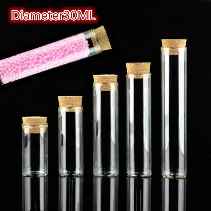 Customized Printing Clear Glass Test Tube With Cork Buy