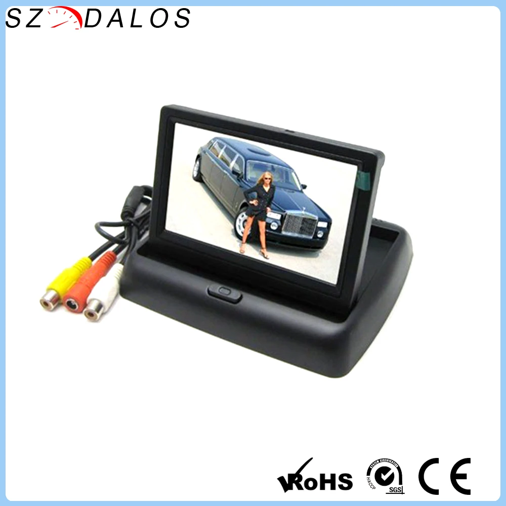 Standard foldable Car stand-alone monitor car lcd monitor mini tv