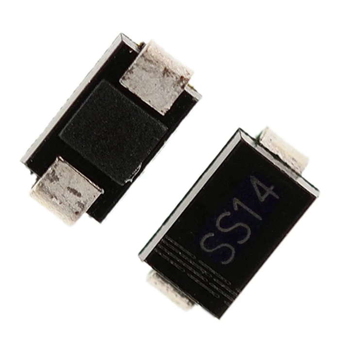
Free Sample SS12 SS13 SS14 SS15 SS16 SS19 SS110 SS115 package SMD Schottky barrier Rectifier Diodes SMA 