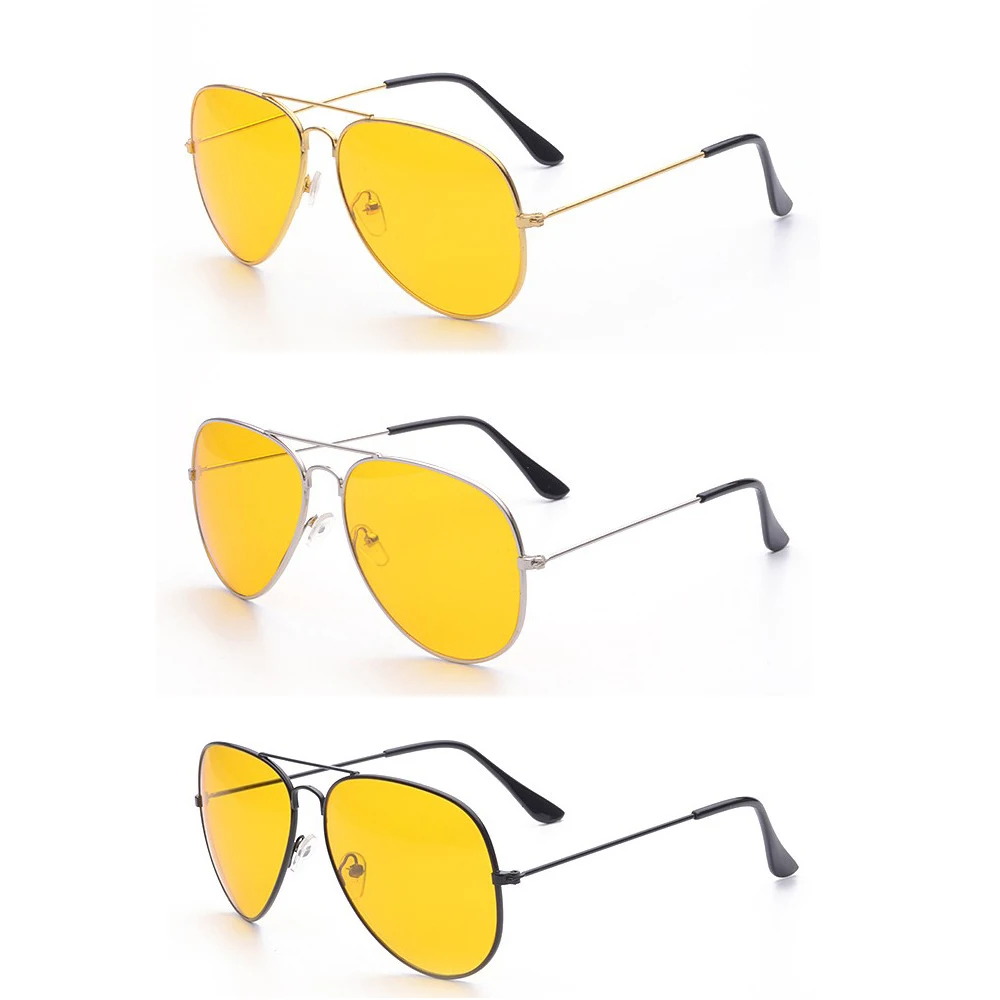 Hot selling Yellow 3025 cheap night driving glasses night vision glasses for men and women