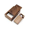Wholesale Wood USB Flash Drive Wedding Gift Promotional USB,2.0GB Box Package ODM LOGO
