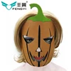 Halloween pumpkin lamp mask full face makeup ball decorations head cover horror party mask