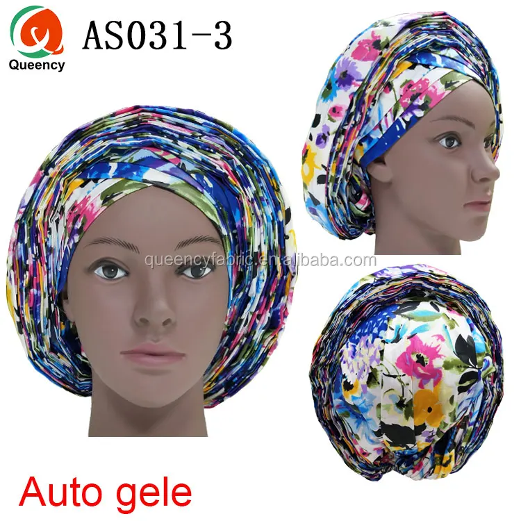 Wrap Head Auto Gele With Ankara