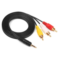 

1.5 meter length 3.5mm/35mm male jack to 3 RCA male audio cable