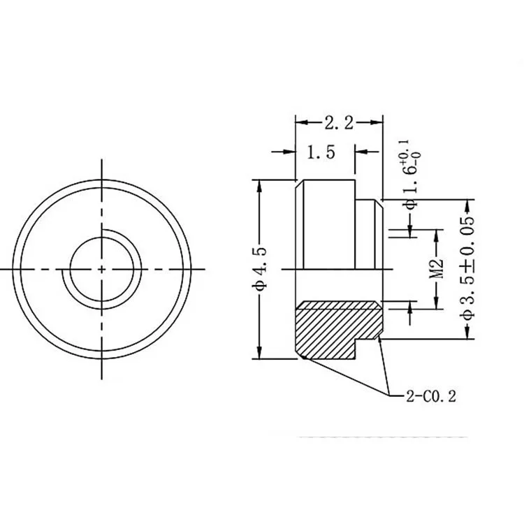 Smt Smd Brass M2 Standoff Buy Smt Standoff,Smd Standoff,Smt Smd Brass