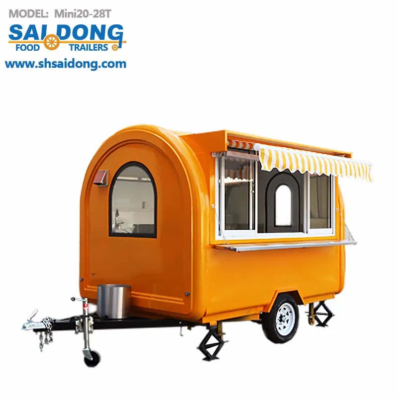 Wholesale Price Mobile Hot Dog Trucks Mobile Ice Cream Food Truck Crepe