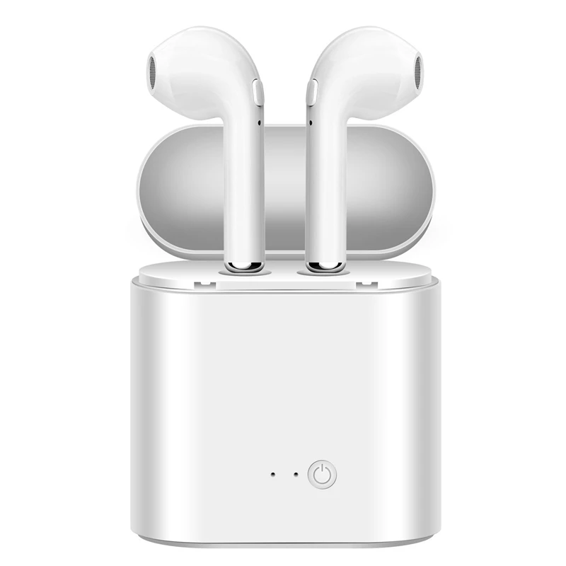 

i7 TWS V4.2 Wireless Earphone Wireless Headphone For Apple iPhone iPhone X Headphone Mini Wireless Headphone, White