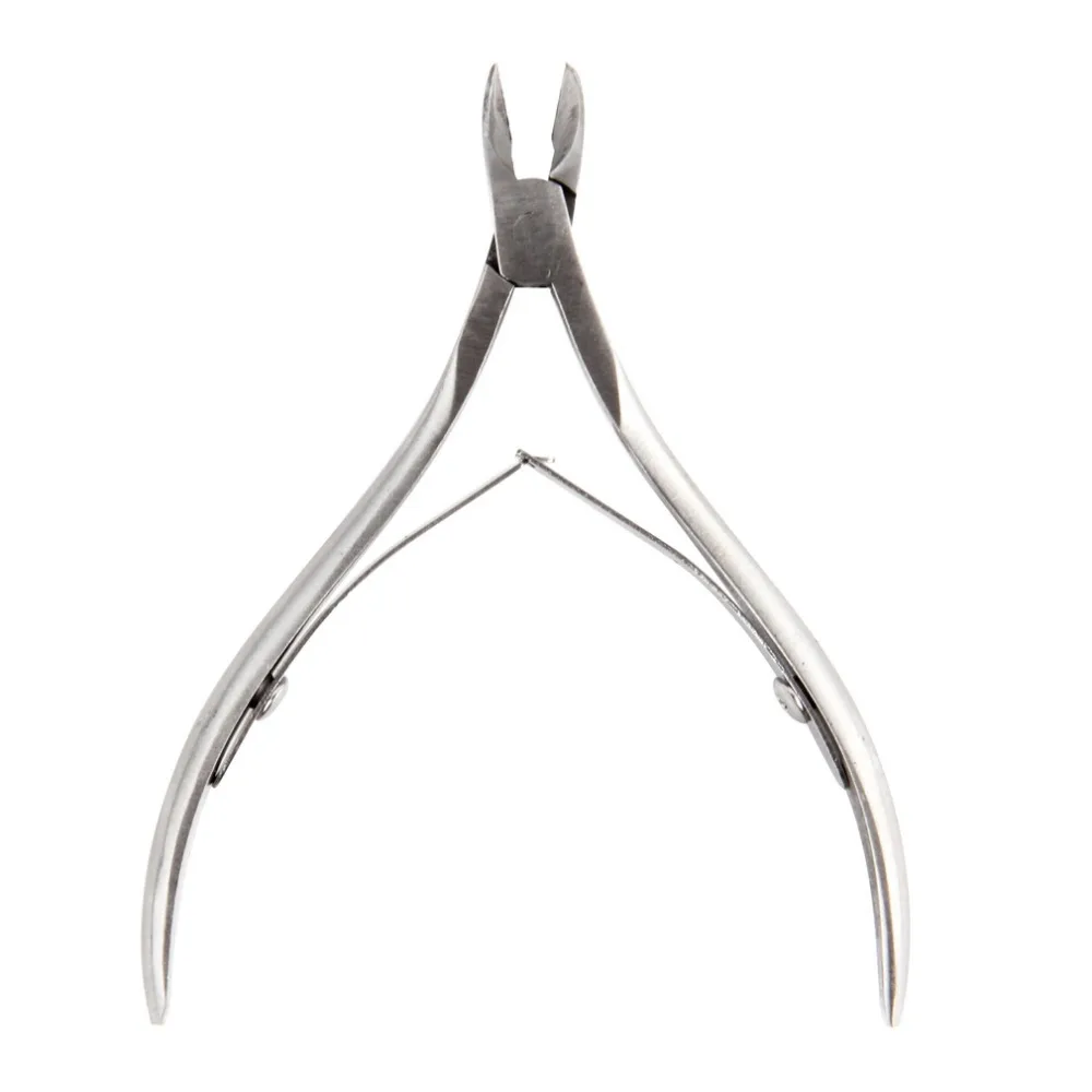 

2021 Toe Cuticle Nipper Trimmer Stainless Steel Cuticle Scissor Cutter Nail Art Clipper for Trim Dead Skin Cuticle, Silver